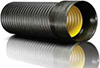 Corrugated HDPE pipe SN4 with socket